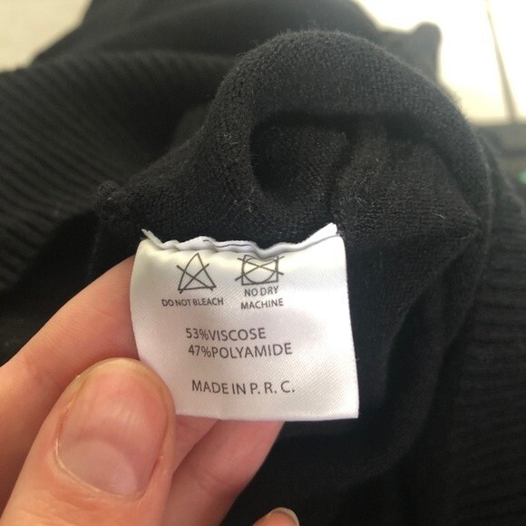 Brandy Melville Black Turtleneck Sweater One Size - Picture 12 of 14